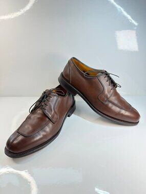 Allen Edmonds Hancock Men’s Brown Leather Derby Dress Shoes – US 8D – Made in US